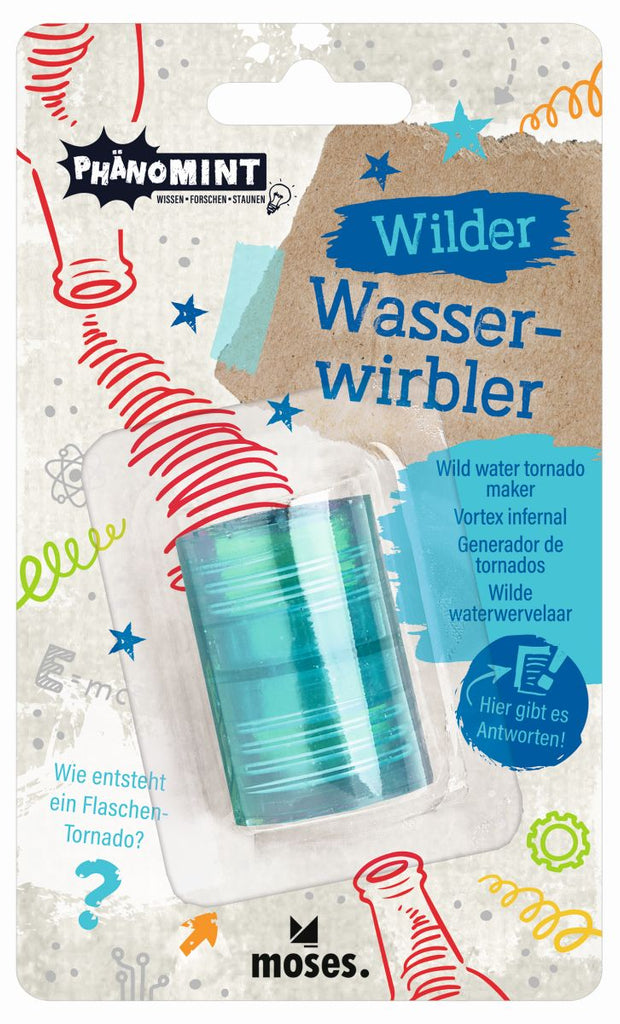 Wilder Wasserwirbler: Spaßiges Wasserspielzeug für Kinder | Experiment  in blau