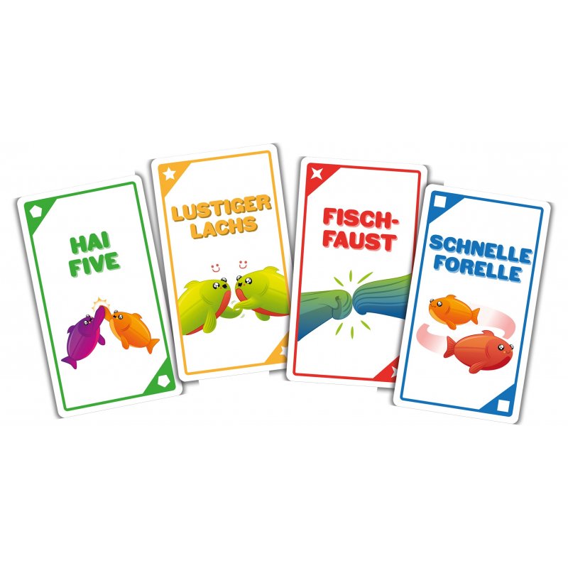 Gesellschaftsspiel - Happy Salmon Kartenspiel | Partyspiel Kinderspiel