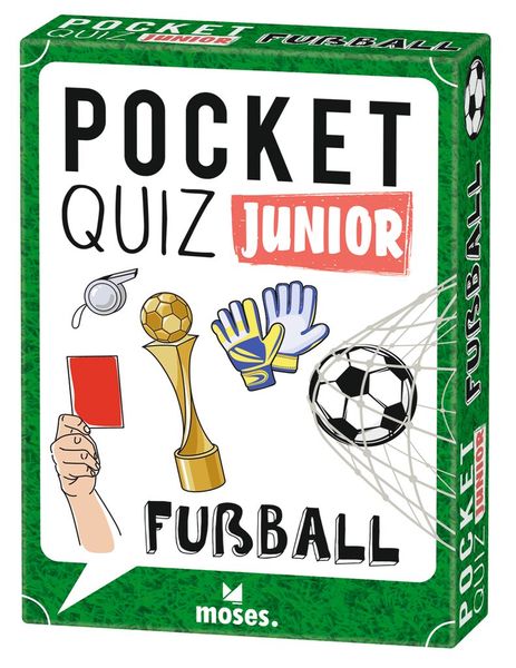 Fußball Pocket Quiz Junior | Moses | Quiz für kleine Fußballfans, Cover