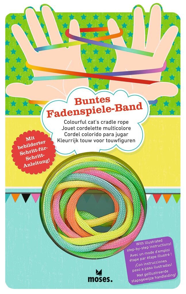 Buntes Fadenspiele Band Packung