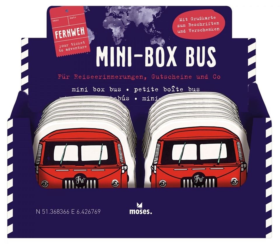 Kleiner Reisebegleiter: Mini-Box Bus für unterwegs Display