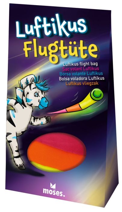 Flugtüte Luftikus | Outdoor Spielzeug für Kinder| Moses Verlag | Produktansicht