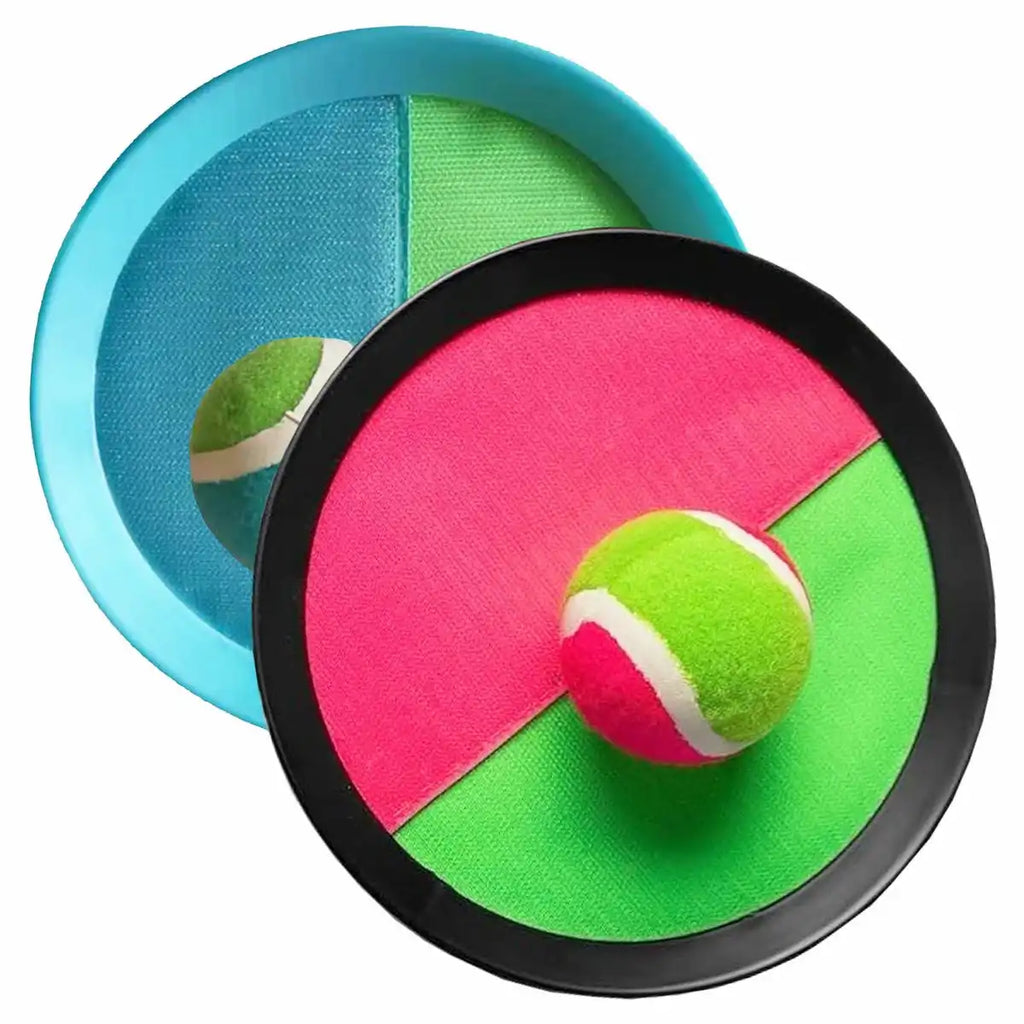 Freizeitspiel Kinder Klettball Set türkis/grün