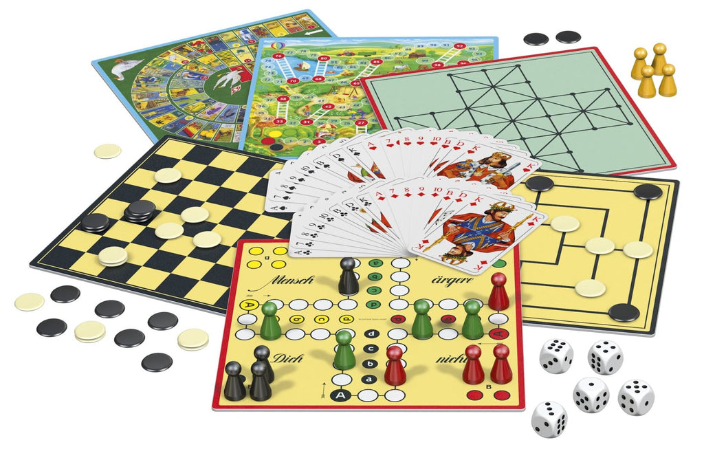 150er Spielesammlung mit Klassikern wie Mensch ärgere Dich nicht