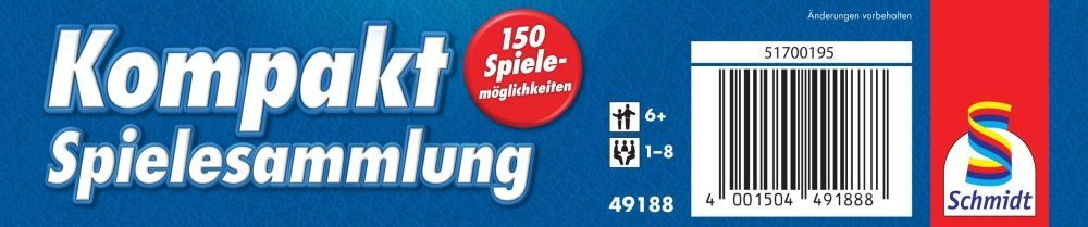 150er Spielesammlung mit Klassikern wie Mensch ärgere Dich nicht