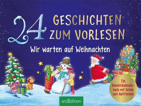 Adventskalenderbuch 24 Geschichten zum Vorlesen für Kinder ab 3 Jahren
