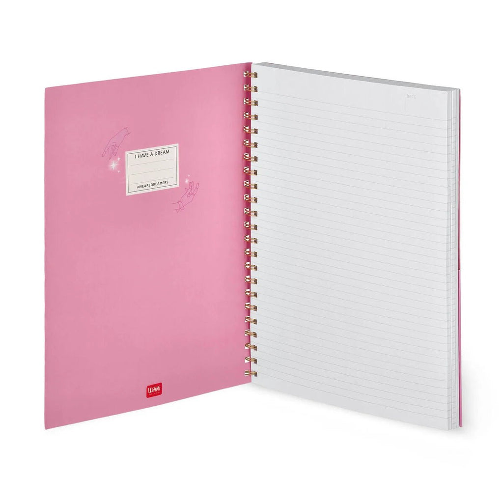 Legami 3-in-1-Notizbuch A4 Trio mit Spiralbindung und Magic-Motiv