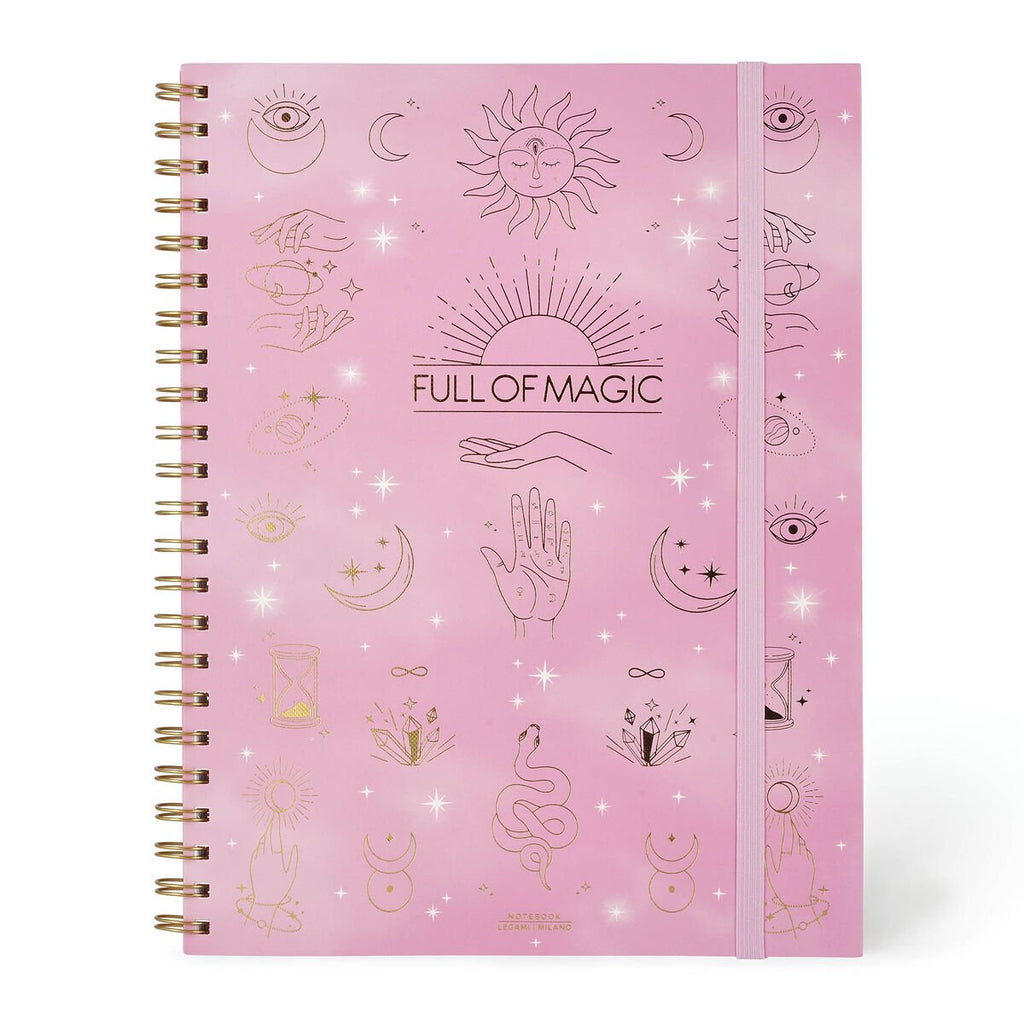 Legami 3-in-1-Notizbuch A4 Trio mit Spiralbindung und Magic-Motiv