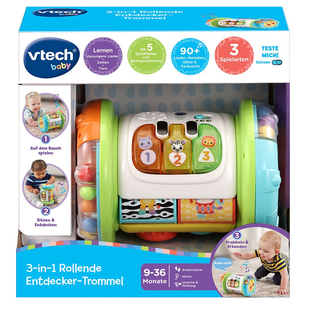 3 - in - 1 Rollende Entdecker - Trommel - Vtech