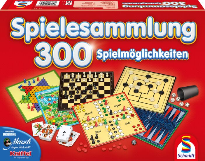 300er Spielesammlung rot - Schmidt Spiele