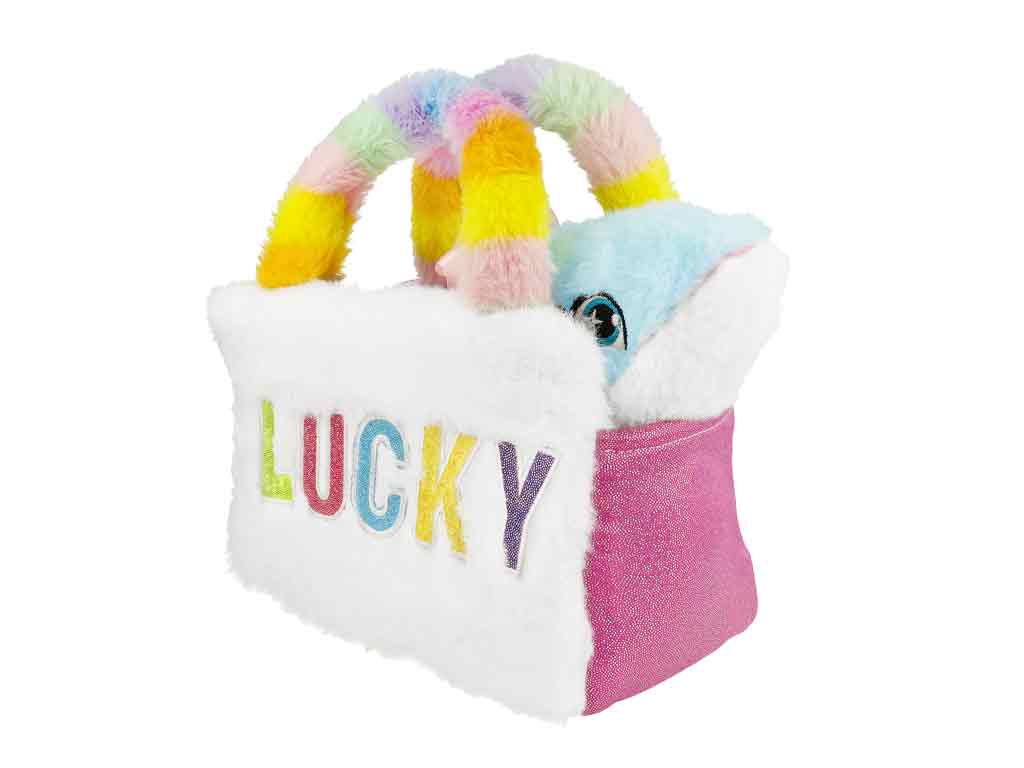 Cutie Handtasche mit Delfin Stofftier in Blau