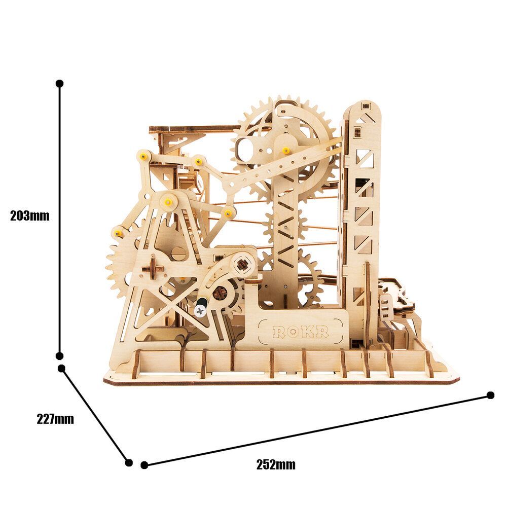 3D - Holz - Puzzle Kugelbahn "Marble Run - Elliot