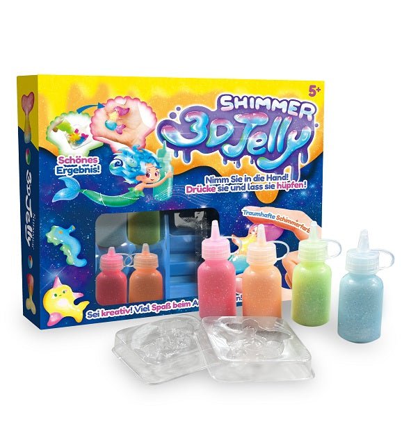Kreatives 3D Bastelset Jelly Shimmer mit Glitzereffekt
