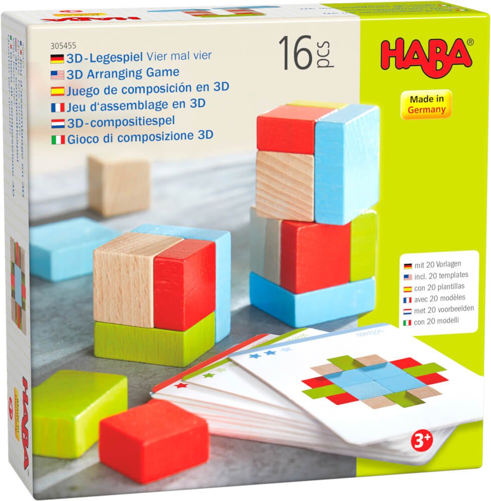 3D Legespiel Vier mal Vier - Haba