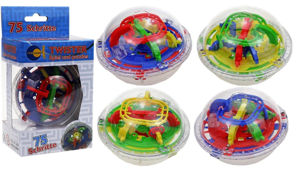 3D Magic Intellect 75 Labyrinthball mit 75 Schritten

