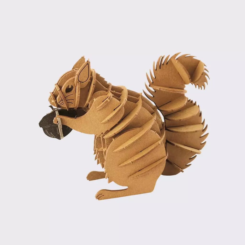 3D Papiermodell - Eichhörnchen - Fridolin