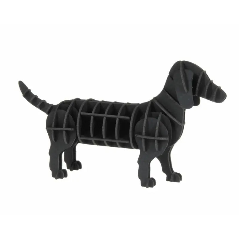 3D Papiermodell - Hund / Dackel - Fridolin