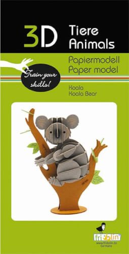 3D Papiermodell - Koala - Fridolin