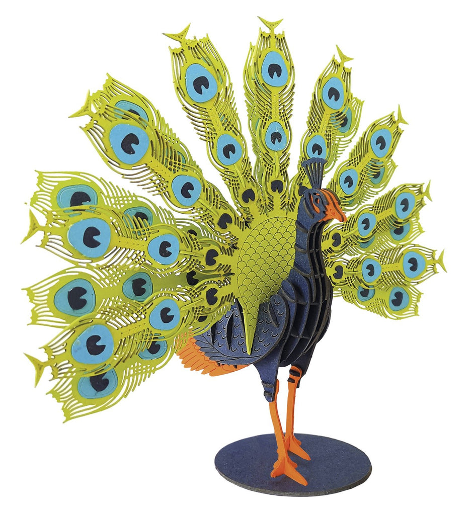 3D Papiermodell - Pfau - Fridolin