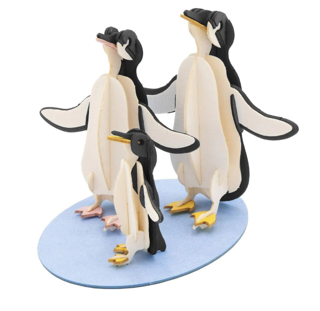 3D Papiermodell - Pinguinfamilie - Fridolin