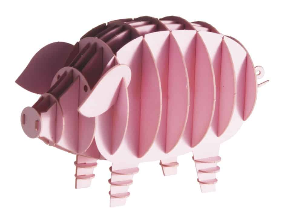 3D Papiermodell - Schwein - Fridolin