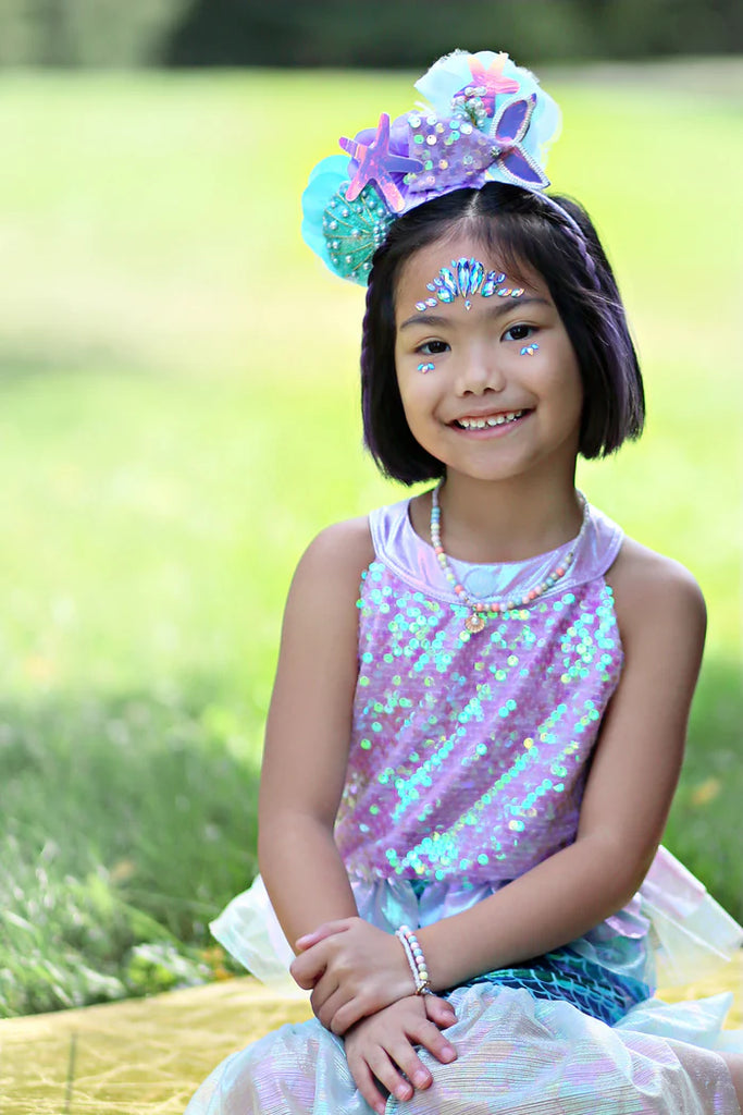 Misty Mermaid Dress Meerjungfrau Kleid Mädchen Karneval 5–6 Jahre