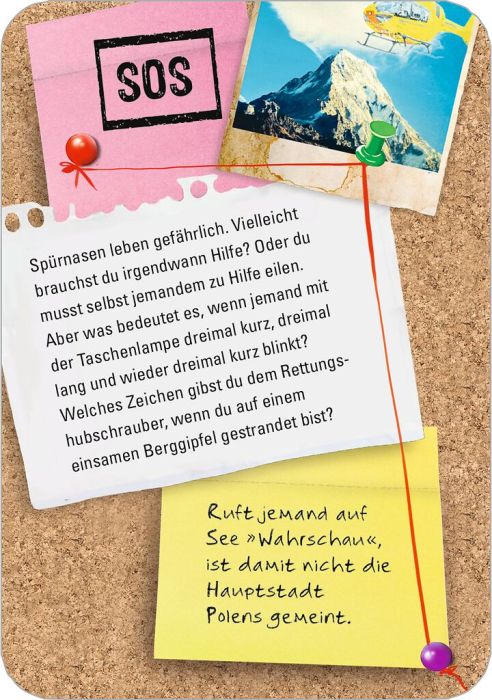 Kartenset für kleine Detektive mit 50 Tipps ab 8 Jahren
