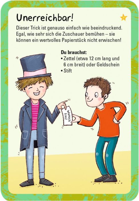 50 Zaubertricks mit Papier und Schnur - Moses