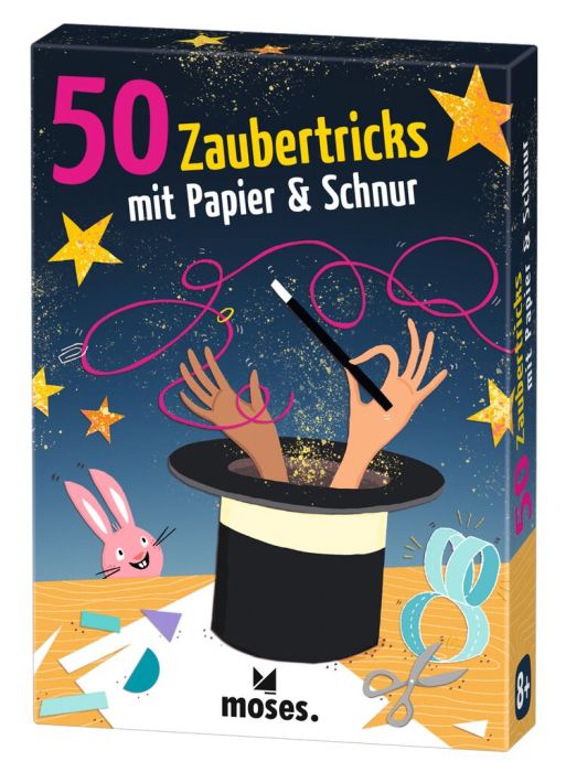 50 Zaubertricks mit Papier und Schnur - Moses