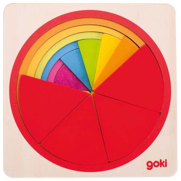Schichtenpuzzle Kreis Puzzles ab 4 Jahren Goki