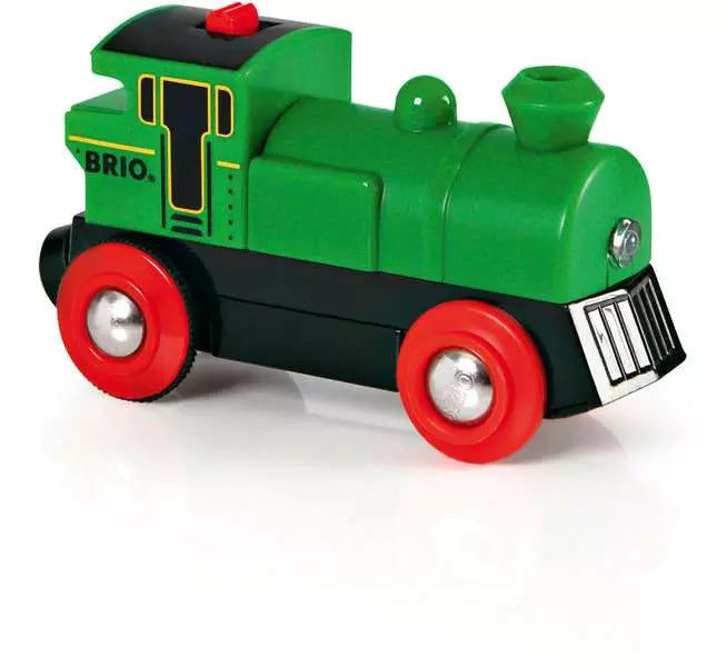 BRIO Speedy Green Batterielok mit Licht und Rückwärtsgang, grün