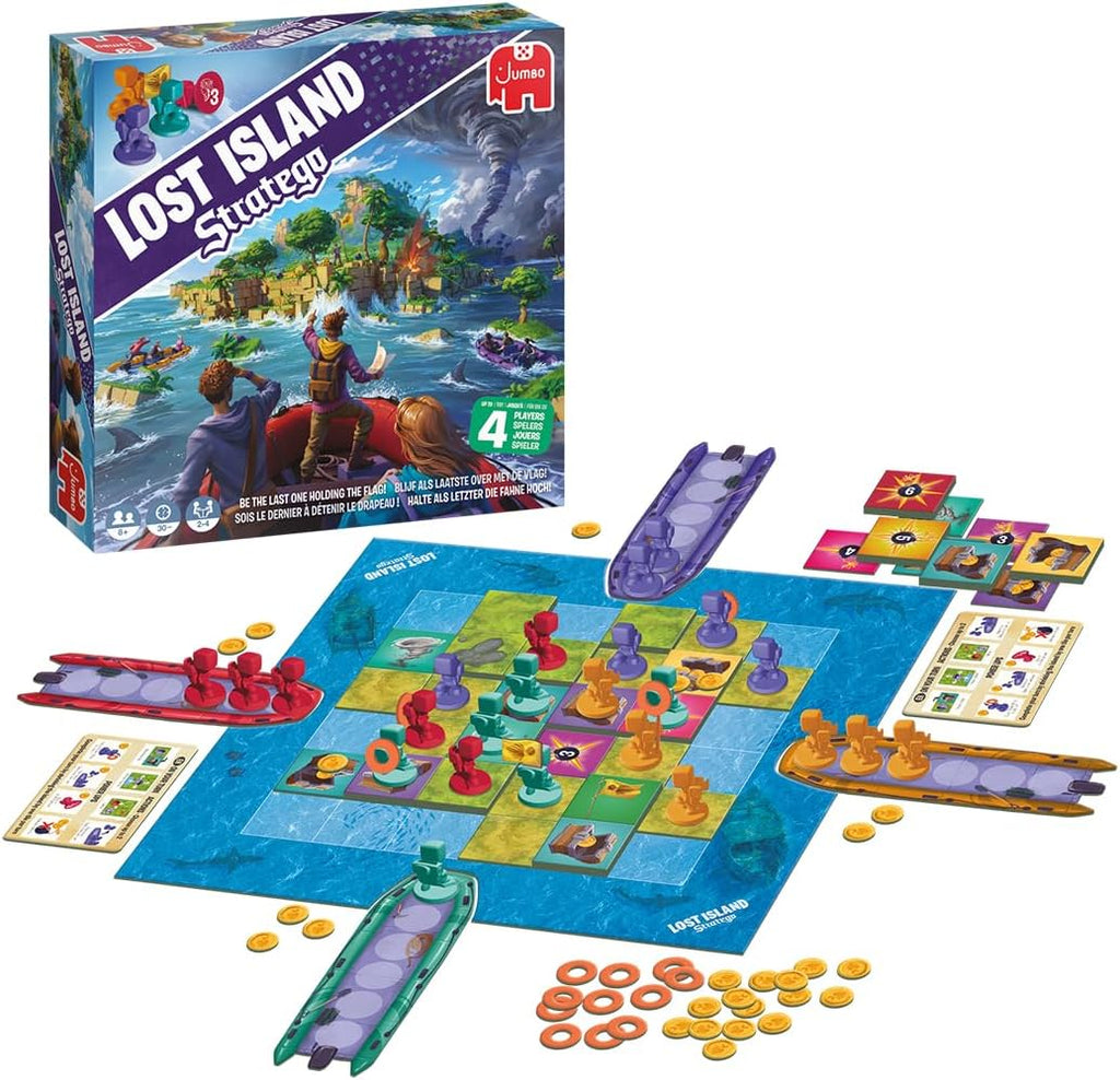 Jumbo Stratego Lost Island Familienspiel ab 8 Jahren
