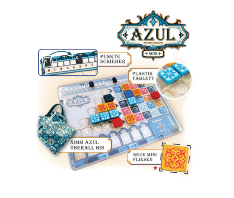 Gesellschaftsspiel - Azul Mini | Mitbringspiel | Azulejos 
