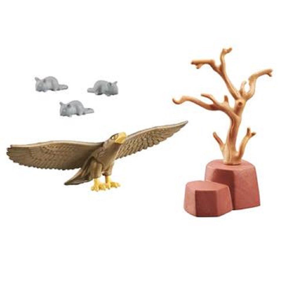 PLAYMOBIL Wiltopia – Adler mit Mäusen & Wissenskarte
