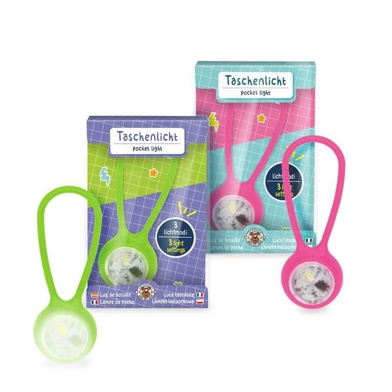 Trendhaus ABC Taschenlicht mit Silikonschlaufe ab 4 Jahren