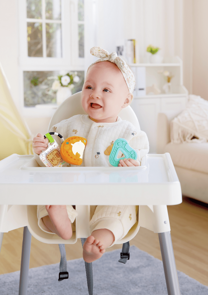 Hape Baby Sinne Set Beißring Rassel Plüschtier leicht

