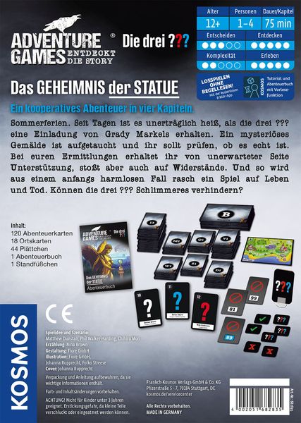 Adventure Games - Die Drei ???: Das Geheimnis der Statue - Kosmos