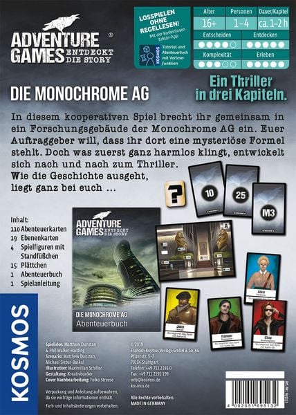 Adventure Games: Die Monochrome AG - Kosmos