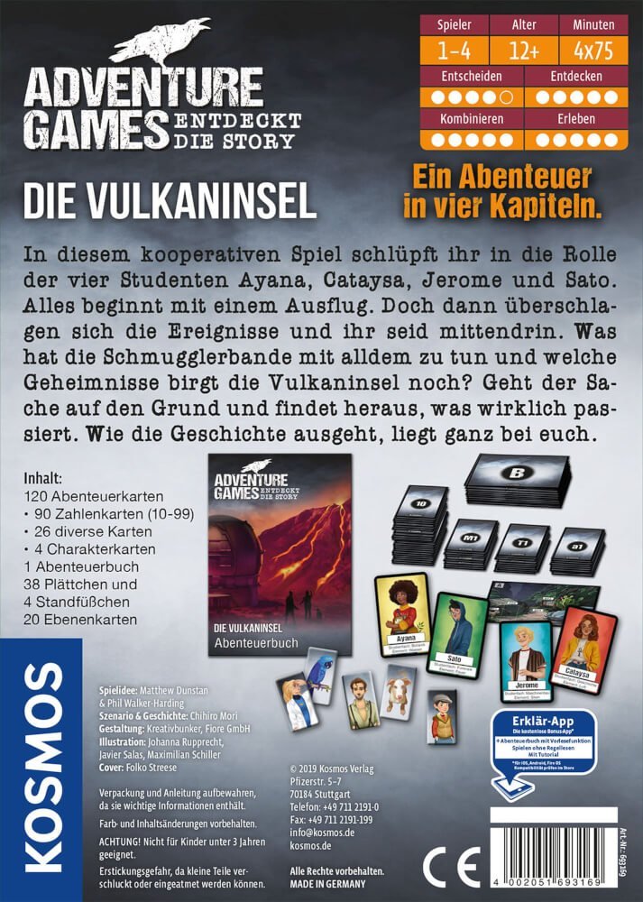 Adventure Games: Die Vulkaninsel - Kosmos