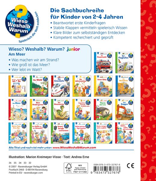 Am Meer / Wieso? Weshalb? Warum? Junior Bd. 17 - Ravensburger