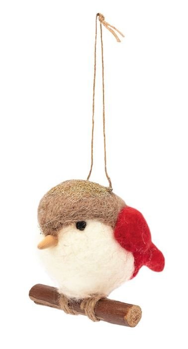 moses Anhänger Vögelchen Filz für Weihnachtsbaum
