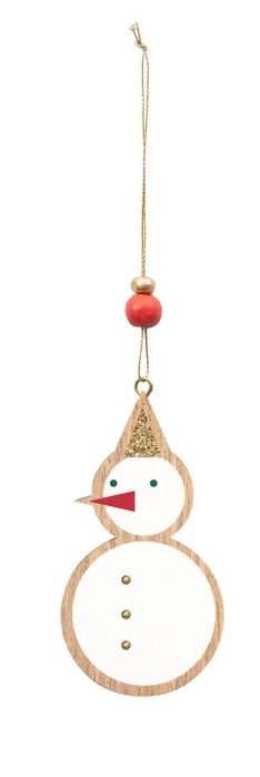 Weihnachtsanhänger Weihnachtsglanz mit Goldakzenten
