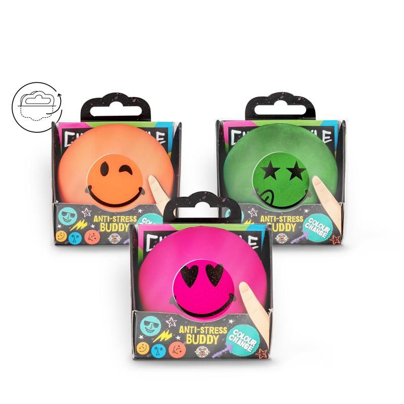 Anti - Stress - Buddy Color Change, 3 - fach sortiert - Trendhaus
