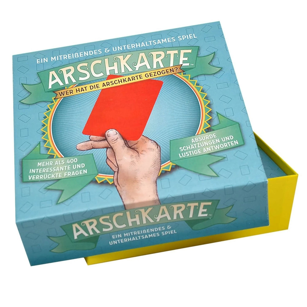 Arschkarte Kartenspiel verrücktes Schätzspiel für Erwachsene
