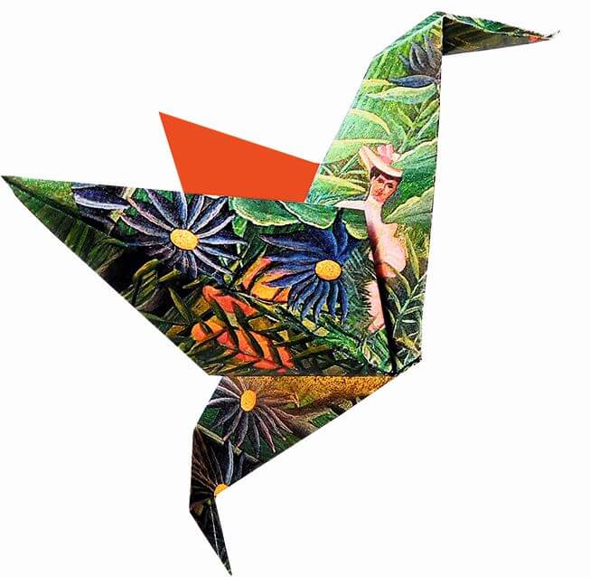 Art Origami - Henri Rousseau - Kolibri - 15x15 - Fridolin