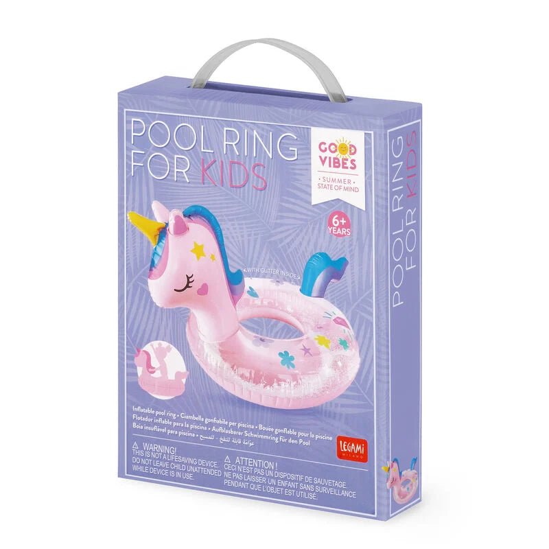 Kinder Schwimmring mit Einhorn-Motiv – 122 cm breit