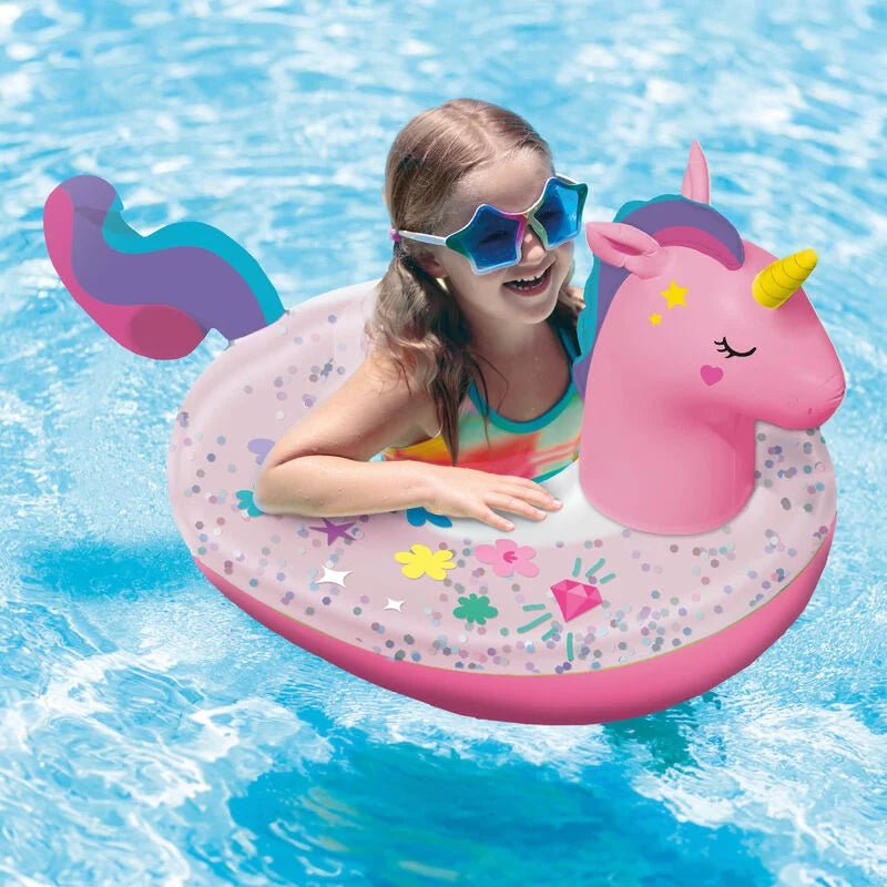Legami Schwimmring Unicorn für Kinder mit zwei Luftkammern
