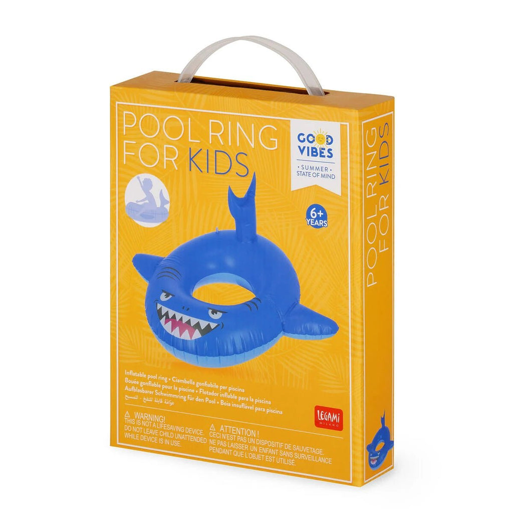 Pool Ring für Kinder – sicherer Badespaß mit Hai-Print