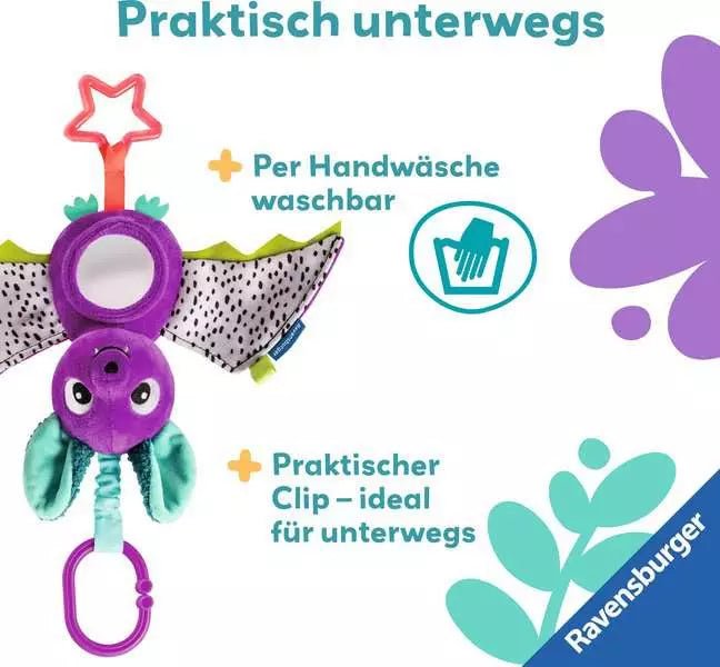 Kuscheltier Activity-Fledermaus ab Geburt geeignet
