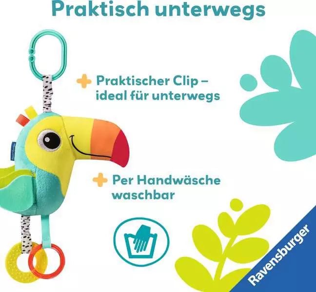 Activity-Plüschtier Tukan ab 0 Monaten Ravensburger
